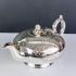 Beautiful Bright Cut Silver Plated Tea Pot - Dixon C. 1870 - Antique (#99701) 3