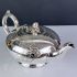Beautiful Bright Cut Silver Plated Tea Pot - Dixon C. 1870 - Antique (#99701) 4