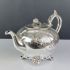 Beautiful Large Globe Shaped Silver Plated Tea Pot - Ornate Antique Dixon (#99703) 2