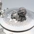 Beautiful Large Globe Shaped Silver Plated Tea Pot - Ornate Antique Dixon (#99703) 4