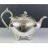 Beautiful Large Globe Shaped Silver Plated Tea Pot - Ornate Antique Dixon (#99703) 8