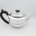 Fine 3 Piece Semi Fluted Bachelor Tea Service Set - Silver Plated - Antique (#99707) 2