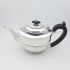 Fine 3 Piece Semi Fluted Bachelor Tea Service Set - Silver Plated - Antique (#99707) 7