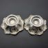 Pretty & Gleaming Small Ornate Pedestalled Dishes - Silver Plated Antique (#99710) 4