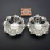 Pretty & Gleaming Small Ornate Pedestalled Dishes - Silver Plated Antique (#99710) 6