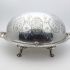 Gorgeous Roll-top Breakfast Dish - Claw Feet - Victorian Silver Plated (#99714) 10