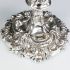 Rare Pair Of 12 Inch Storm Candlesticks - Antique Silver Plated (#99715) 3