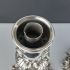 Rare Pair Of 12 Inch Storm Candlesticks - Antique Silver Plated (#99715) 4