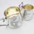 Aesthetic Movement 3 Piece Tea Service Set Silver Plated Antique (#99720) 8
