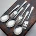 Cased Vintage Pudding Spoons & Forks Set - Silver Plated Epns 1930 Design (#99746) 2