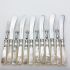Cased Mother Of Pearl Handled Tea Forks & Knives Sheffield Vintage Cutlery (#99779) 5
