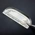 Edwardian Silver Plated Table Crumb Scoop Tray Sheffield 1905 Faux Bone Handle (#99780) 2