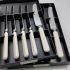 Faux Bone Handle Dinner & Side/dessert Knives Sets #2 Taylors Eye Witness (#99784) 6