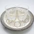 Antique Ornate Salver / Drinks Tray Ex Silver Plated - Engraved (#99799) 2