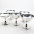 5x Ice Cream / Sorbet Dishes - Silver Plated - Vintage Gladwin Etc (#99807) 2