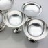 5x Ice Cream / Sorbet Dishes - Silver Plated - Vintage Gladwin Etc (#99807) 3