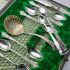 Victorian Tea Time Cutlery Set Silver Plated & Mother Of Pearl Antique (#99829) 4