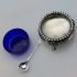 Ornate Martin Hall Silver Plated Open Salt Pot With Spoon Victorian Antique (#99885) 4