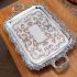 Gorgeous Silver Plated Old Sheffield Plate Style Serving Tray Bha Antique (#99909) 2