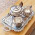 Gorgeous Silver Plated Old Sheffield Plate Style Serving Tray Bha Antique (#99909) 3