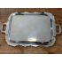 Gorgeous Silver Plated Old Sheffield Plate Style Serving Tray Bha Antique (#99909) 8
