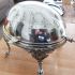 Beautiful Antique Roll-top Breakfast Dish - Silver Plated (#99910) 9