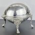 Beautiful Antique Roll-top Breakfast Dish - Silver Plated (#99910) 11