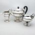 Celtic Lindisfarne Pattern Silver Plated 3 Piece Tea Service Set Atkin Bros (#99911) 2