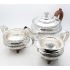Beautiful 3 Piece Silver Plated Tea Service Set Old Sheffield Style Paw Feet (#99919) 2