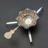Danish Solid Silver & Mop Tea Strainer C.19th Antique Denmark (#99927) 7