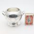 Gorgeous Small Cauldron Sugar Bowl - Ornate - Silver Plated - Antique (#99932) 6