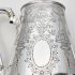 Beautiful Silver Plated Coffee Pot - Swags & Birds - Antique (#99934) 3