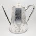 Beautiful Silver Plated Coffee Pot - Swags & Birds - Antique (#99934) 11