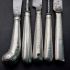 Georgian / Early Victorian Sterling Silver Handled Cutlery X 5 - Antique (#99950) 2
