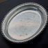 Antique Ornate Crested Entrée Dish On Stand - Silver Plated (#99957) 6