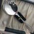 Cased Silver Plated Pudding Spoons And Server Set Vintage (#99966) 5
