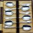 Antique Silver Plated Ornate Coffee Spoons - Cased (#99969) 2