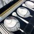 Cased 13pc Silver Plated Pudding Spoons & Forks Set - Epns 1928 Design Vintage (#99971) 2