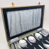 Cased 13pc Silver Plated Pudding Spoons & Forks Set - Epns 1928 Design Vintage (#99971) 5