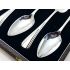 Art Deco Chevron Grapefruit Spoons Silver Plated Epns Cased Vintage (#99996) 2