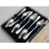 Old English Pattern Cased Grapefruit Spoons Epns Silver Plated Vintage (#99997) 2