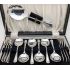Jesmond Pattern - Cased 13 Piece Fruit Pudding Dessert Set Silver Plated Epns (#99999) 2
