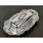 Ornate Silver Plated Oblong Butter Dish Vintage (#100017) 4