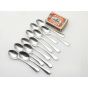 Hanoverian Pattern 11x Demitasse Coffee Spoons Silver Plated Epns Sheffield (#100074) 5