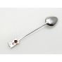 Vintage Silver Stone Set Spoon - Probably From Sri Lanka (#100109) 3