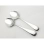 Old English Pattern - Pair Of Tablespoons - Silver Plated Epns - Vintage Viners (#100129) 5