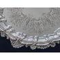 Lovely Antique Silver Plated On Copper Salver Drinks Tray (#100224) 3