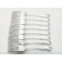 Kings Pattern - 8x Dessert Forks Silver Plated Epns A1 Vintage (#100269) 2