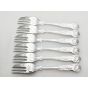Kings Pattern - Set Of 6 Cake Forks - Boxed Epns A1 Vintage Silver Plated (#100281) 3