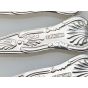 Kings Pattern - Set Of 6 Cake Forks - Boxed Epns A1 Vintage Silver Plated (#100281) 4